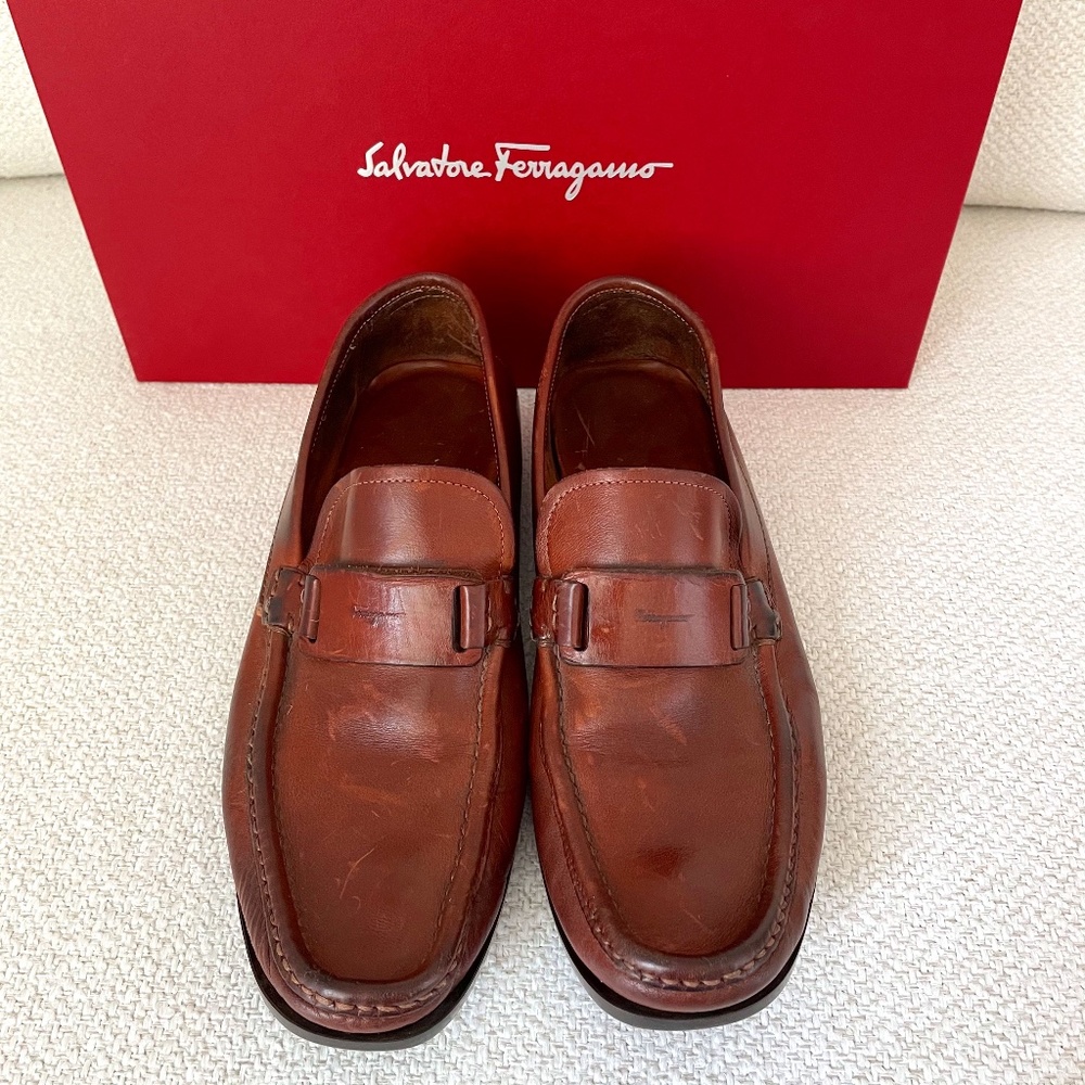 Men's Salvatore Ferragamo Leather Loafers